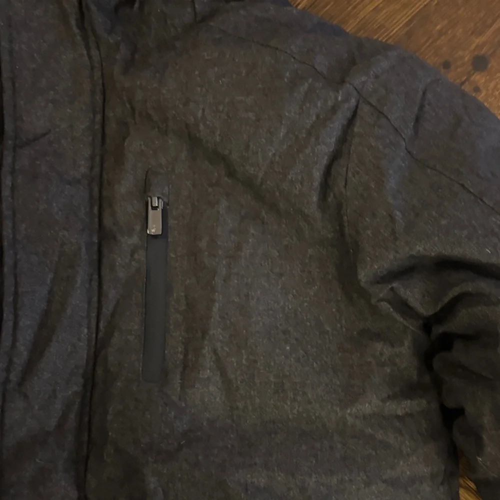 Jacadi Charcoal Puffer Jacket with Faux Fur Hood